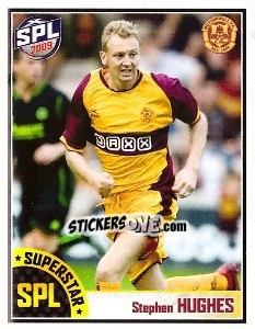 Sticker Stephen Hughes - Scottish Premier League 2008-2009 - Panini