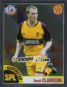 Sticker David Clarkson - Scottish Premier League 2008-2009 n. 383 - Panini