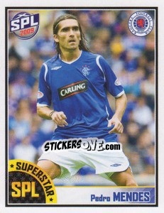 Sticker Pedro Mendes - Scottish Premier League 2008-2009 n. 386 - Panini