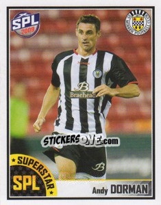Sticker Andy Dorman - Scottish Premier League 2008-2009 n. 387 - Panini