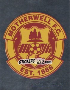 Cromo Motherwell Club Badge - Scottish Premier League 2008-2009 - Panini