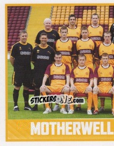 Figurina Motherwell Squad - Part 1 - Scottish Premier League 2008-2009 - Panini