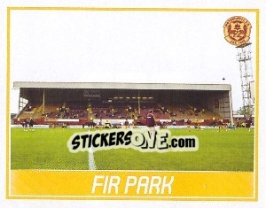 Cromo Motherwell Stadium - Scottish Premier League 2008-2009 - Panini