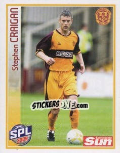 Sticker Stephen Craigan - Scottish Premier League 2008-2009 n. 406 - Panini