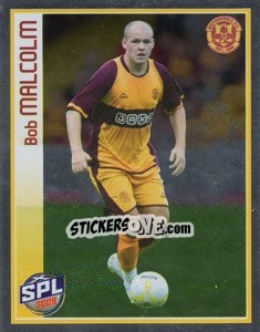 Cromo Bob Malcolm - Scottish Premier League 2008-2009 - Panini