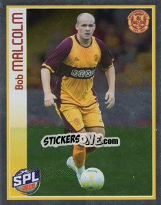 Figurina Bob Malcolm - Scottish Premier League 2008-2009 - Panini