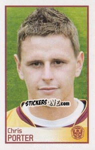 Sticker Chris Porter - Scottish Premier League 2008-2009 n. 411 - Panini