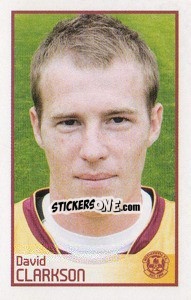 Sticker David Clarkson - Scottish Premier League 2008-2009 - Panini