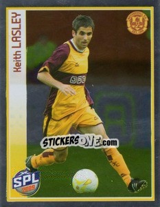 Cromo Keith Lasley - Scottish Premier League 2008-2009 - Panini