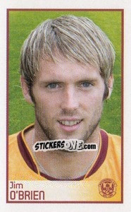 Sticker Jim O'Brien - Scottish Premier League 2008-2009 n. 425 - Panini