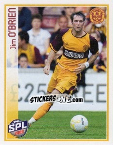 Cromo Jim O'Brien - Scottish Premier League 2008-2009 - Panini