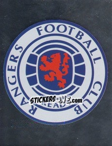 Sticker Rangers Club Badge - Scottish Premier League 2008-2009 - Panini