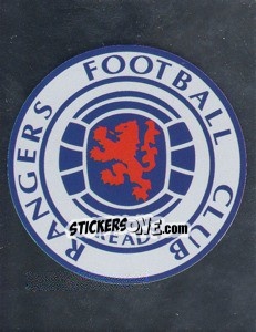 Sticker Rangers Club Badge - Scottish Premier League 2008-2009 n. 429 - Panini
