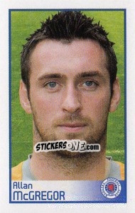 Figurina Allan McGregor - Scottish Premier League 2008-2009 - Panini