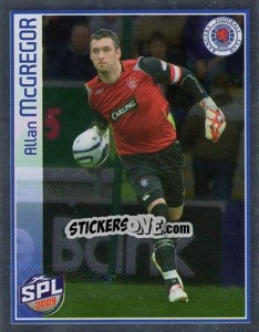 Sticker Allan McGregor - Scottish Premier League 2008-2009 - Panini
