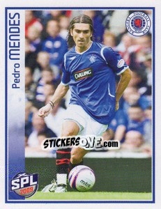 Cromo Pedro Mendes - Scottish Premier League 2008-2009 - Panini