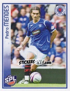 Sticker Pedro Mendes - Scottish Premier League 2008-2009 n. 441 - Panini