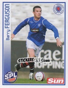 Sticker Barry Ferguson - Scottish Premier League 2008-2009 n. 445 - Panini