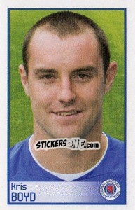 Sticker Kris Boyd - Scottish Premier League 2008-2009 - Panini