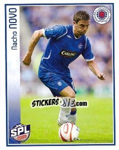 Sticker Nacho Novo - Scottish Premier League 2008-2009 - Panini