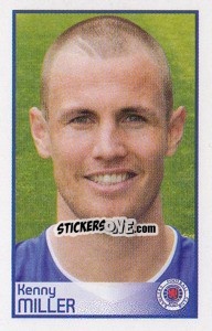 Sticker Kenny Miller - Scottish Premier League 2008-2009 n. 454 - Panini