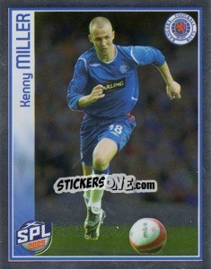 Sticker Kenny Miller - Scottish Premier League 2008-2009 n. 455 - Panini