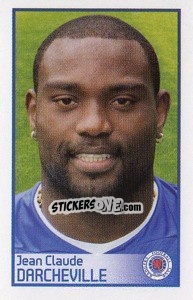 Sticker Jean Claude Darcheville - Scottish Premier League 2008-2009 n. 456 - Panini