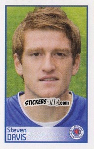 Sticker Steven Davis - Scottish Premier League 2008-2009 n. 466 - Panini