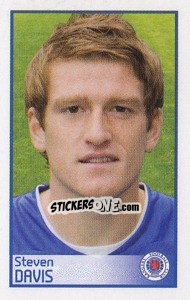 Cromo Steven Davis - Scottish Premier League 2008-2009 - Panini