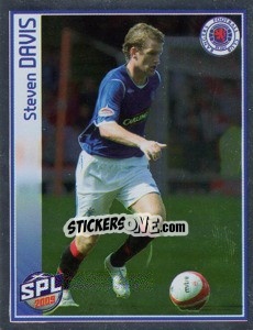 Figurina Steven Davis - Scottish Premier League 2008-2009 - Panini