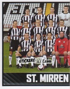 Figurina ST Mirren Squad - Part 1 - Scottish Premier League 2008-2009 n. 472 - Panini