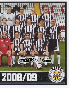 Figurina ST Mirren Squad - Part 2 - Scottish Premier League 2008-2009 - Panini