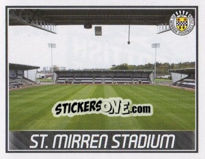 Figurina ST Mirren Stadium - Scottish Premier League 2008-2009 n. 474 - Panini