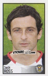 Sticker Jack Ross - Scottish Premier League 2008-2009 n. 477 - Panini