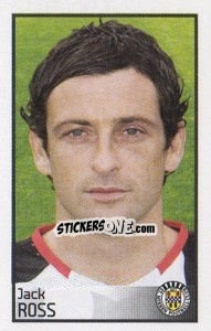 Sticker Jack Ross - Scottish Premier League 2008-2009 - Panini