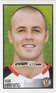 Sticker Will Haining - Scottish Premier League 2008-2009 n. 483 - Panini