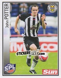 Figurina John Potter - Scottish Premier League 2008-2009 - Panini