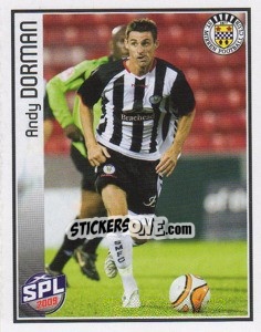 Sticker Andy Dorman - Scottish Premier League 2008-2009 n. 488 - Panini