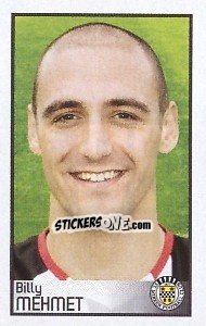 Cromo Billy Mehmet - Scottish Premier League 2008-2009 - Panini