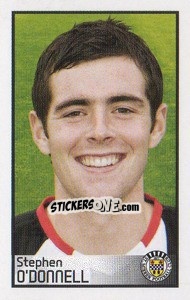 Cromo Stephen O'Donnell - Scottish Premier League 2008-2009 - Panini