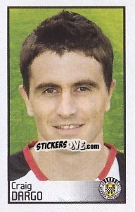 Sticker Craig Dargo - Scottish Premier League 2008-2009 n. 501 - Panini