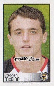 Cromo Stephen McGinn - Scottish Premier League 2008-2009 - Panini