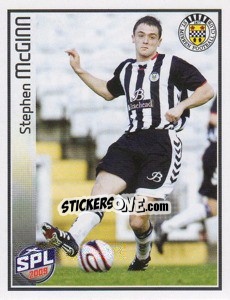 Cromo Stephen McGinn - Scottish Premier League 2008-2009 - Panini