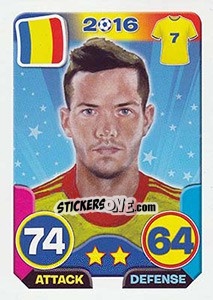 Sticker Alexandru Chipciu - Top Stars - France 2016 n. 33 - Tekma