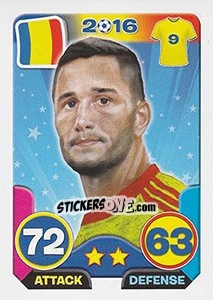 Sticker Florin Andone - Top Stars - France 2016 - Tekma