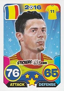 Sticker Gabriel Torje - Top Stars - France 2016 n. 36 - Tekma