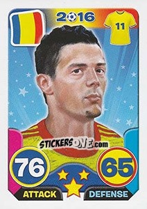 Sticker Gabriel Torje - Top Stars - France 2016 - Tekma