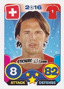 Sticker Vann Sommer - Top Stars - France 2016 - Tekma