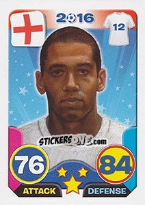 Figurina Chris Smalling - Top Stars - France 2016 - Tekma