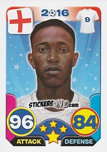 Sticker Danny Welbeck - Top Stars - France 2016 n. 53 - Tekma